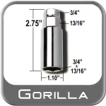 341316DS - : Adapter SocketDual Socket3/4" - 13/16" Bul for Gorilla Automotive Image