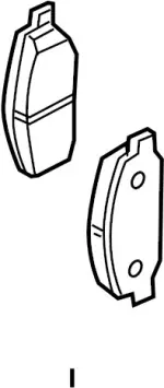 D40609N00A - : Service File  Pad Kit-Disc Br for Infiniti Image