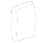 90669052829678 - Body: Molding for Mercedes-Benz Image