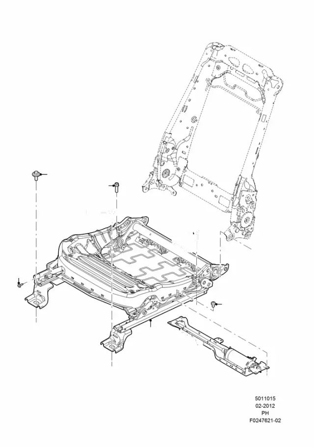 DG1Z9661710F - Body: Track Assembly for Ford Image