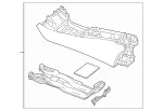 2226806202649H15 - Body: Console Assembly for Mercedes-Benz Image