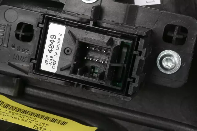 Black Front Floor Console Trim Plate - GM (84566913)