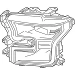GL3Z13008G - : Composite Headlamp for Ford Image