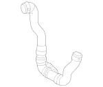 2125012682 - : Radiator Hose for Mercedes-Benz Image