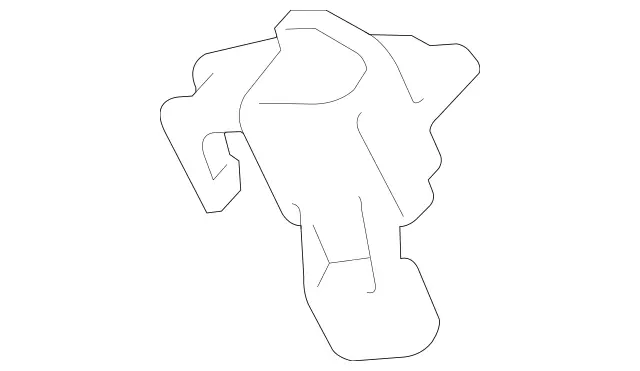 2118690814 - Body: Washer Pump Bracket for Mercedes-Benz Image