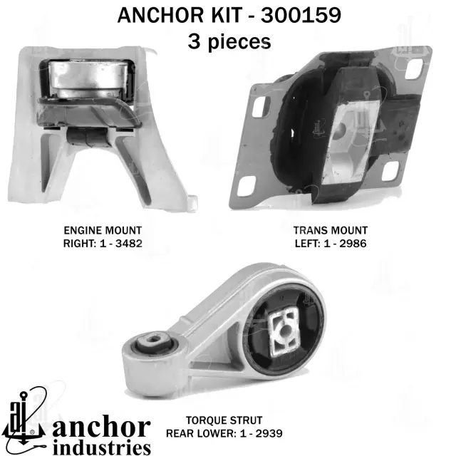 300159 - : Anchor Engine Mount Kit for Anchor Image