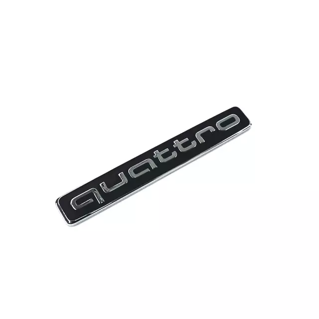 4G08537372ZZ - Body: Nameplate for Audi: A3, A3 Quattro, A3 Sportback e-tron, A5 Quattro, A5 Sportback, A6 Quattro, A7 Sportback, A8 Quattro, allroad, Q3, Q3 Quattro, Q5, Q8, RS Q8, RS5, RS5 Sportback, S3, S5, S5 Sportback, S6, S8, SQ5, SQ8 Image