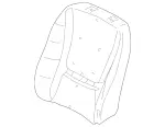 1639100016 - Body: Seat Back Pad for Mercedes-Benz Image