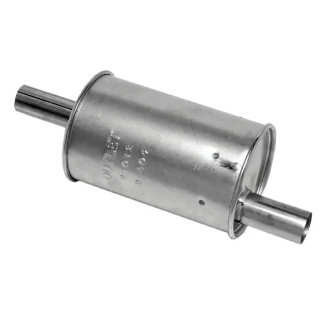 21012 - : Quiet-Flow SS Direct Fit Exhaust Muffler 1.625" Inlet (ID) 1.5" Outlet (ID) for Walker Exhaust Image