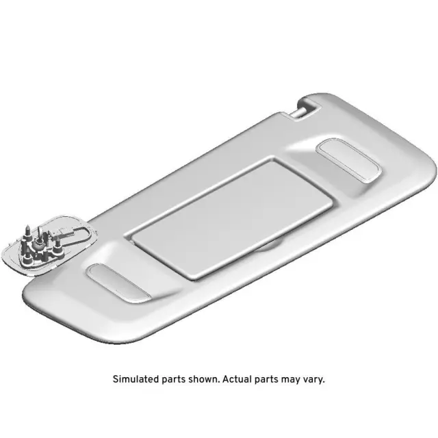 84247210 - : Black Driver Side Sun Visor for GM Image