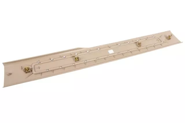 Light Cashmere Front Passenger Side Door Sill Trim Plate - GM (25962383)