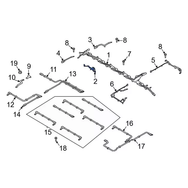 LJ9Z14A318A - Electrical: Wire Harness for Ford: E-Transit, Mustang Mach-E Image