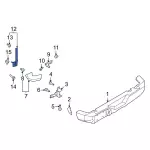 M2DZ17811BAPTM - Body: Trim Molding for Ford Image