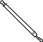 E0C50CL70KNW - Body: Value Advantageâ„¢ STAY ASSY BACK DOOR for INFINITI: FX35, FX45 Image