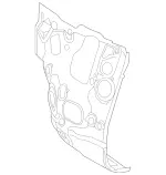 2056200301 - Front-End Assembly, Front Panel: Firewall for Mercedes-Benz Image