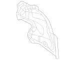 4476221916 - : Rear Panel for Mercedes-Benz Image