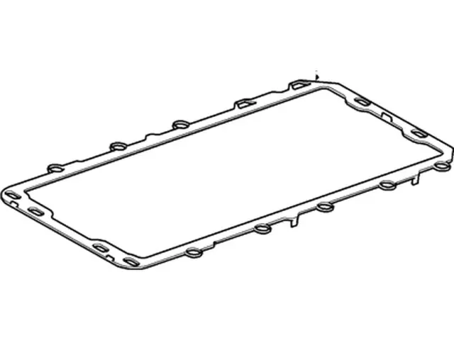 F4TZ6710A - Engine: Oil Pan Gasket for Ford: Bronco, E-150 Econoline, E-150 Econoline Club Wagon, E-250 Econoline, E-350 Econoline, E-350 Econoline Club Wagon, Econoline Super Duty, F-150, F-250, F-250 HD, F-350 Image