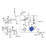ML3Z15221A01D - Body: Release Cable for Ford: F-150, F-150 Lightning, F-250 Super Duty, F-350 Super Duty, F-450 Super Duty Image