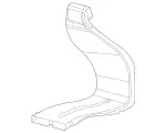 2238311300 - Heating and Ventilation: Air Duct for Mercedes-Benz: 350SD, Maybach S580, Maybach S680, S500, S580, S580e, S63 AMG E Performance Image