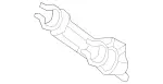 1665016220 - : Holder for Mercedes-Benz: GLE300d, ML250 Image