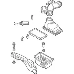 9H6Z9600B - Engine: Air Cleaner Assembly for Ford: Fusion | Lincoln: MKZ Image