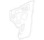 2536205900 - Front-End Assembly, Front Panel: Longitudinal Member for Mercedes-Benz Image