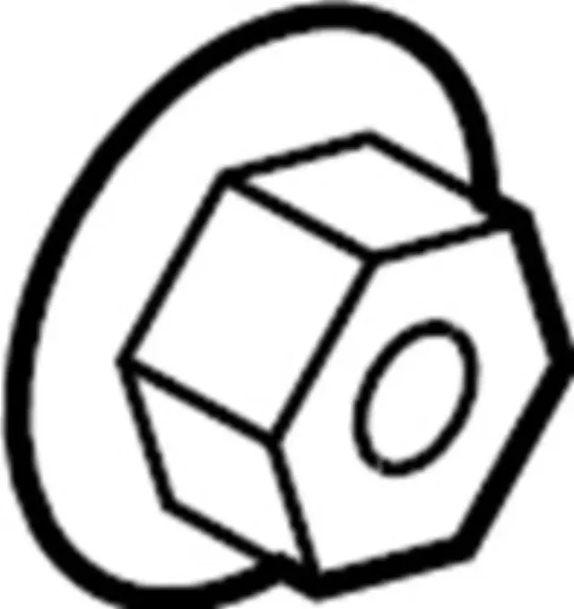 763498H30A - Body: Center Pillar Reinforced Nut for INFINITI: QX50, QX55 Image