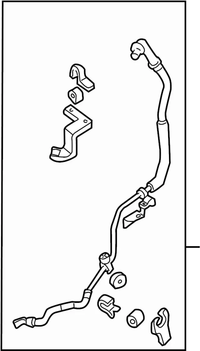 497211W900 - Steering: Power Steering Return Hose for INFINITI: QX4 Image
