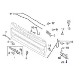 W719727S442 - Body: Drive Unit Bolt for Ford: F-150, F-150 Lightning, F-250 Super Duty, F-350 Super Duty, F-450 Super Duty Image