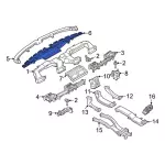 LJ8Z18490A - Body: Defroster Nozzle for Ford Image