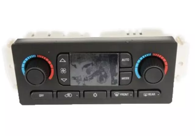 Heating and Air Conditioning Control Panel with Rear Window Defogger Switch - GM (21999163)