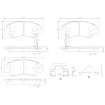 P30122N - : PRIME Ceramic Brake Pad Set for Brembo Image