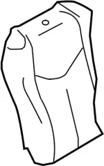 87620JJ74A - Body: Seat Back Cover for INFINITI: G37, Q60 Image