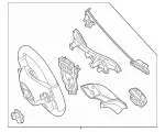 46040039E38 - Steering: Steering Wheel for Mercedes-Benz: GLC 300, GLC 43 AMG&amp;reg;, GLC 63 AMG&amp;reg;, GLC 63 AMG&amp;reg; S Image image