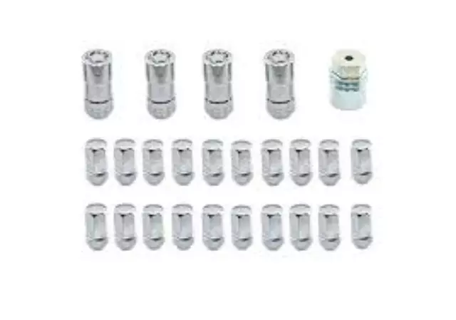 Wheel Lock And Nut Package, Chrome, M14 X 1.5 - GM (17801711)