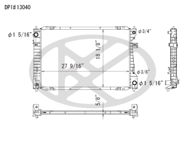 A13040 - Cooling Systems: Koyorad Radiator for Koyo Image