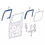 7L3Z1625766A - Body: Run Channel for Ford Image