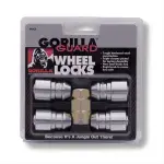 61621 - : Gorilla Guard Lock Set Acorn Bulge 3/4"&amp;13/16" Dual Hex 12x1.25 Chrome Set of 4 for Gorilla Automotive Image