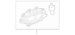 22276001617P82 - Body: Handle, Inside for Mercedes-Benz Image