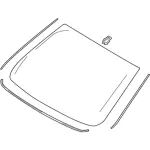 GP5Z5403100B - : Windshield for Lincoln: MKZ Image