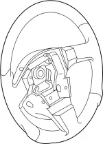 48430AL510 - Steering: Steering Wheel for Infiniti Image