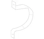 1675041500 - : Holder for Mercedes-Benz: GLE63 AMG S, GLS63 AMG Image