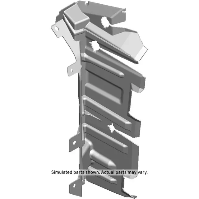 84126425 - Body: Side Baffle for Chevrolet: Silverado 2500 HD, Silverado 3500 HD | GMC: Sierra 2500 HD, Sierra 3500 HD Image