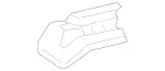 17691906009H68 - : Cover, Seat Guide Rail for Mercedes-Benz Image