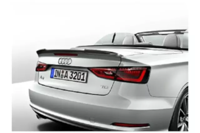8V7071645A3Q0 - : Carbon Fiber Rear Lip Spoiler for Audi: A3, A3 Quattro, A3 Sportback e-tron Image