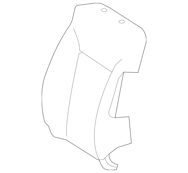 1649100516 - Body: Seat Back Pad for Mercedes-Benz Image