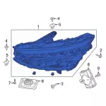 LJ8Z13008AF - : Lamp Assembly for Ford: Mustang Mach-E Image