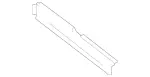 9063122737 - Body: Rear Cross-member Reinforcement for Mercedes-Benz Image