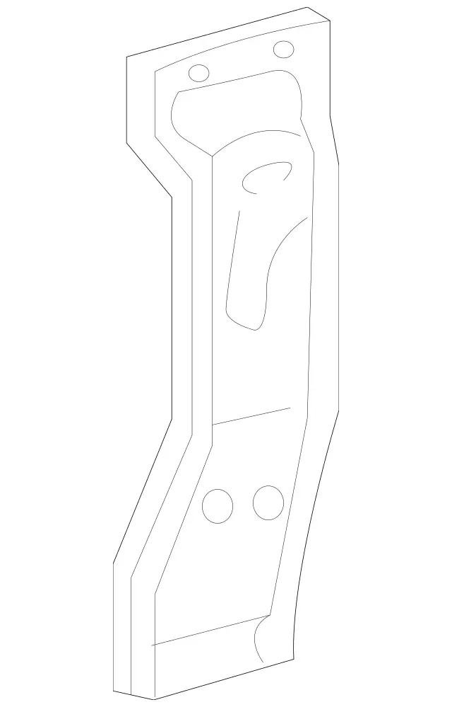 2037350041 - Rear Doors: Holder for Mercedes-Benz: C230, C240, C280, C32 AMG, C320, C350, C55 AMG Image image