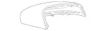 16781062059999 - Body: Housing Cover for Mercedes-Benz Image